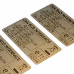 Numbered Silver Polyester Labels